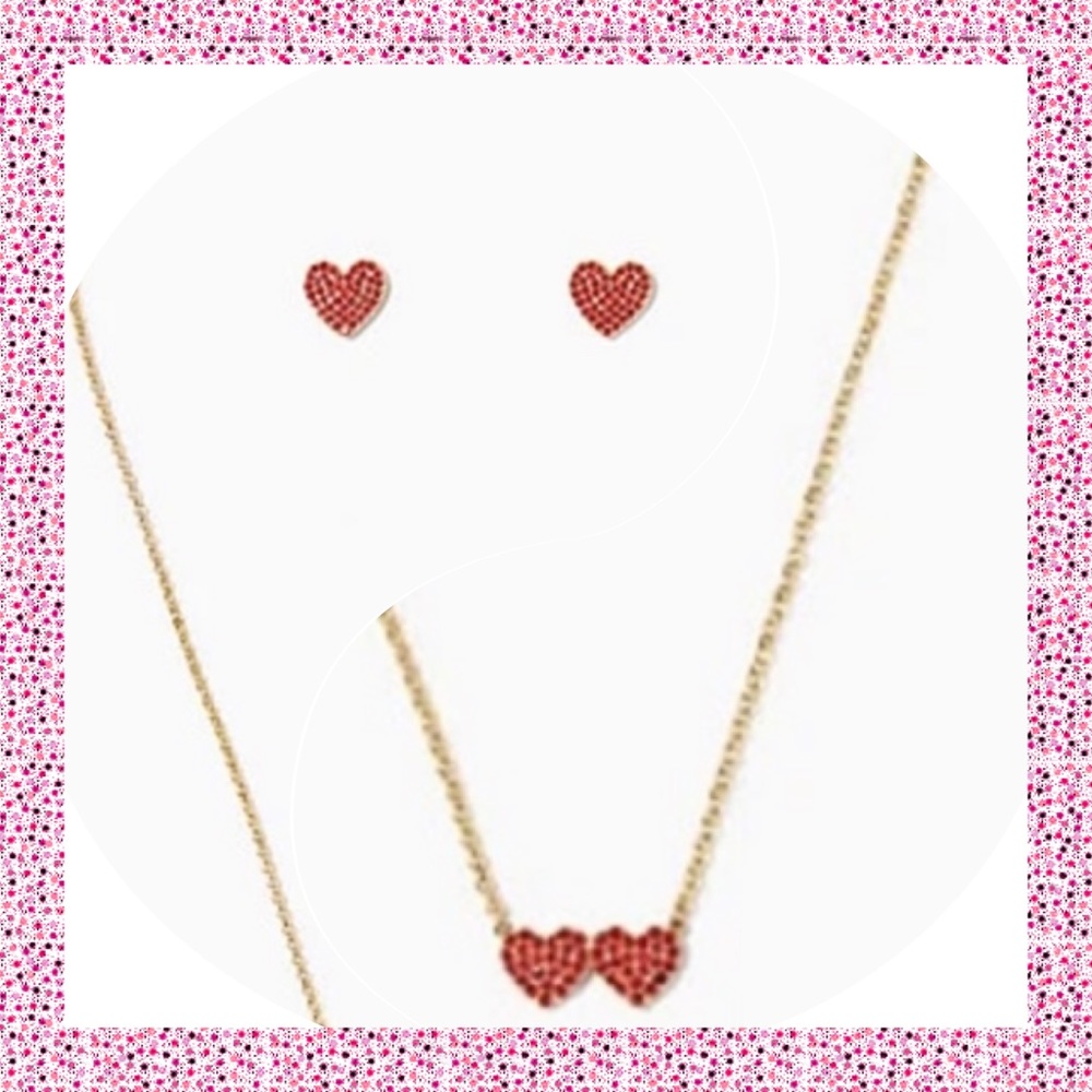 Take 40% Off Kate Spade ♠️ “Yours Truly” Studs/Pendant Set NWTs